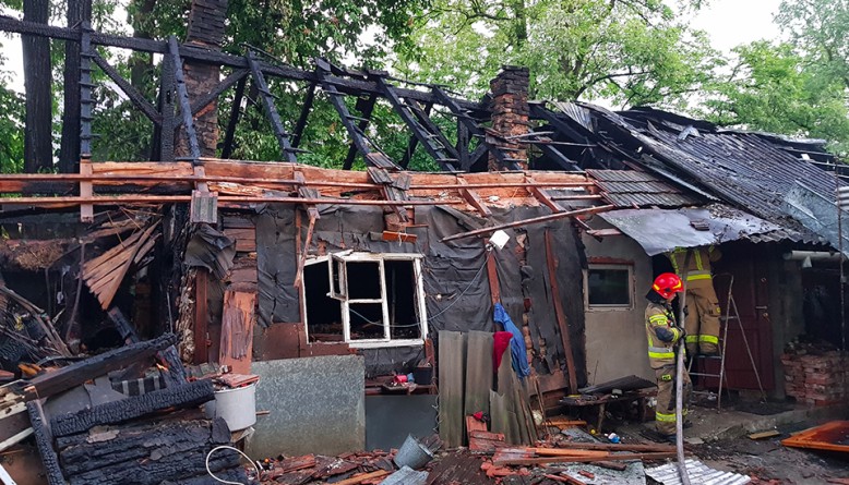 Bochenkowie stracili wszystko w pożarze.