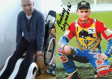 Andrzej, były żużlowiec potrzebuje pomocy. Po wypadku w 2001 porusza się wyłącznie na wózku.